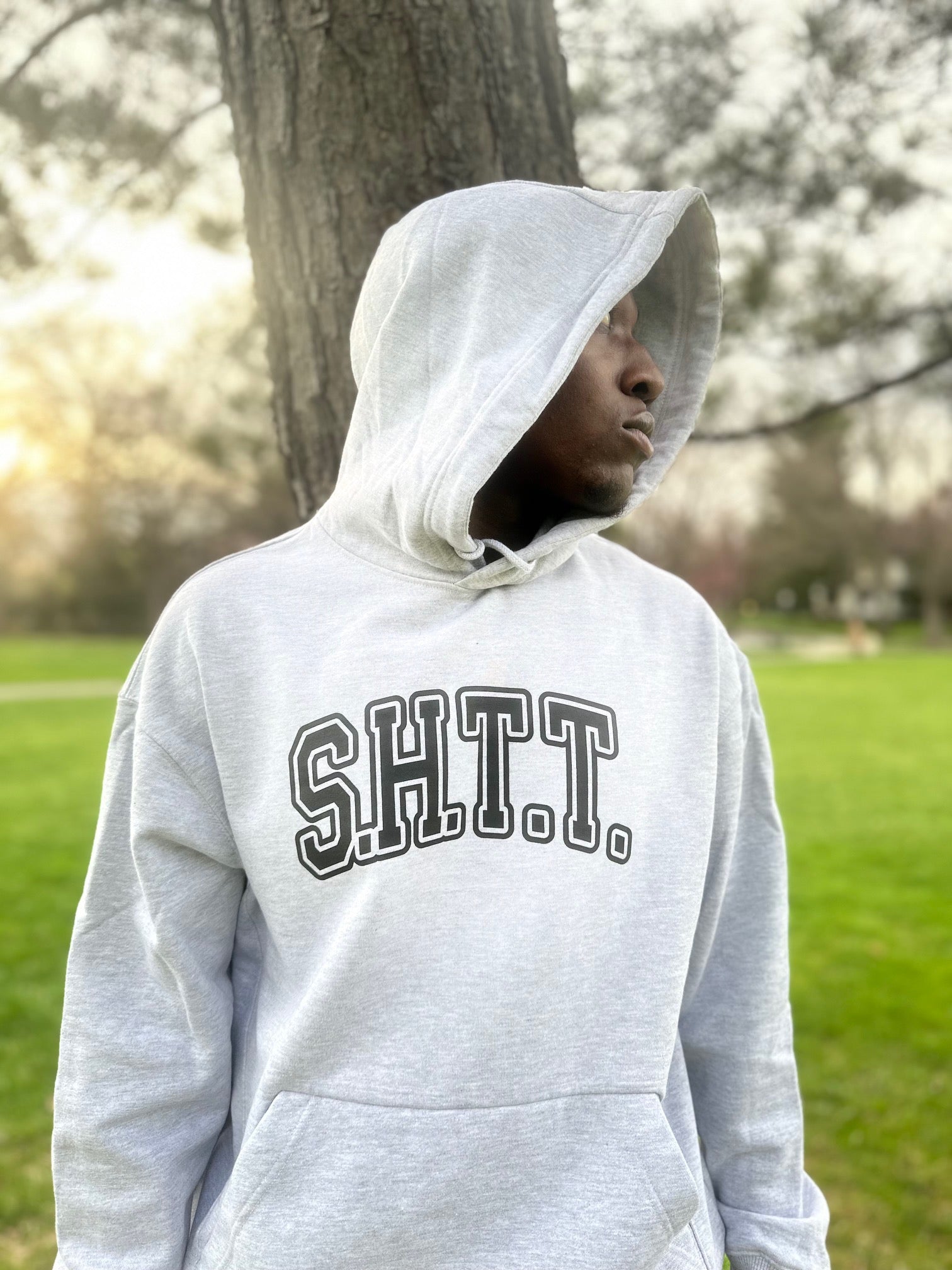 HTS / エイチティーエス　PRINT SWEAT SHIRT Vintage S.H.T.T.